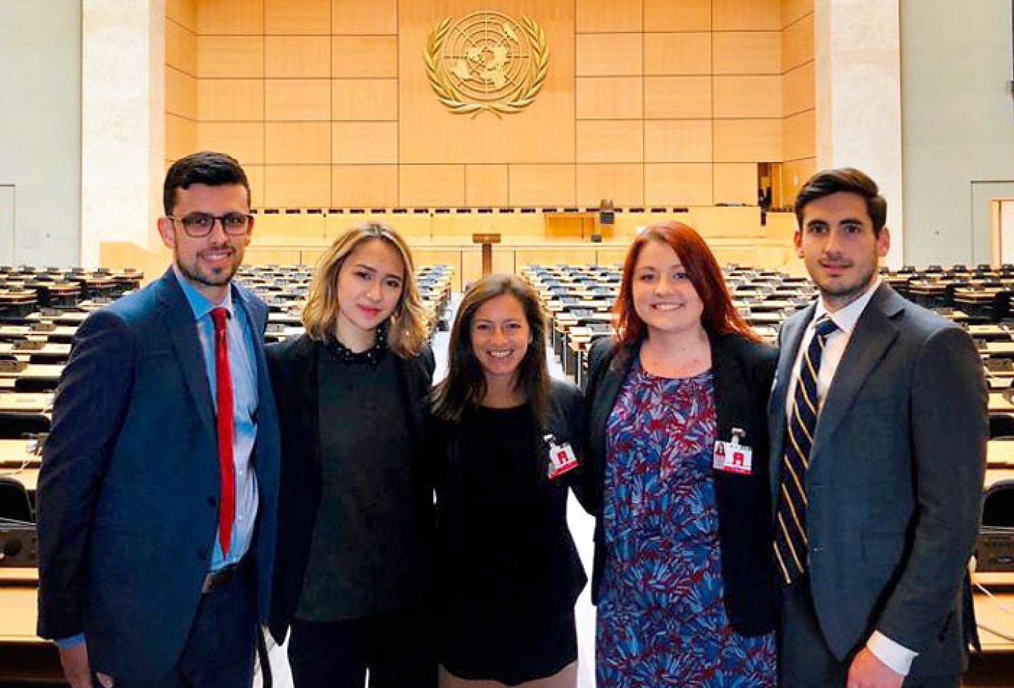 Law School students at UN in Geneva