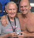 John Corse '57 and Rowdy Gaines